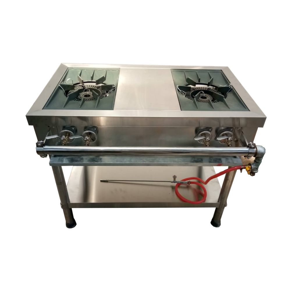 เตาแรงดันสแตนเลสเกาหลี แบบ 2 หัว รุ่น : HSSC-1007580