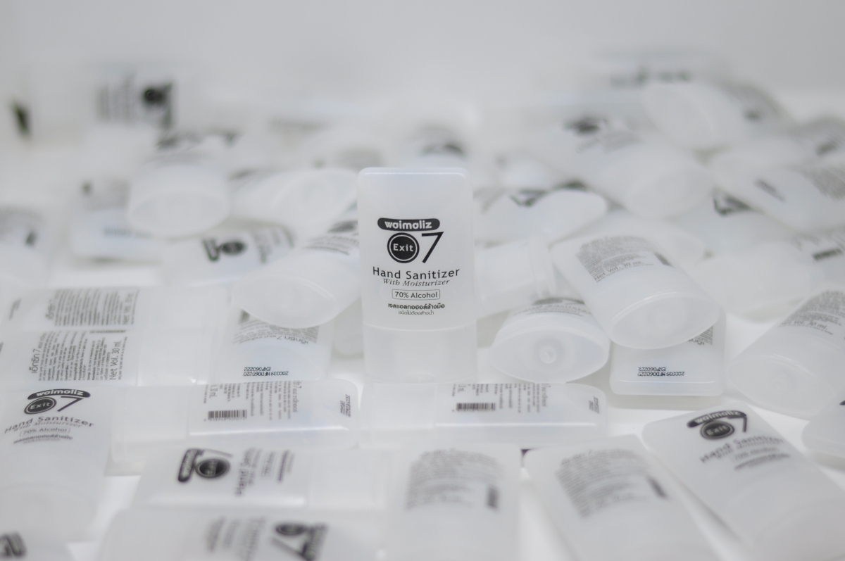 แอลกอฮอล์เจล แบบพกพา ขนาด30ml. Alcohol hand gel 70%