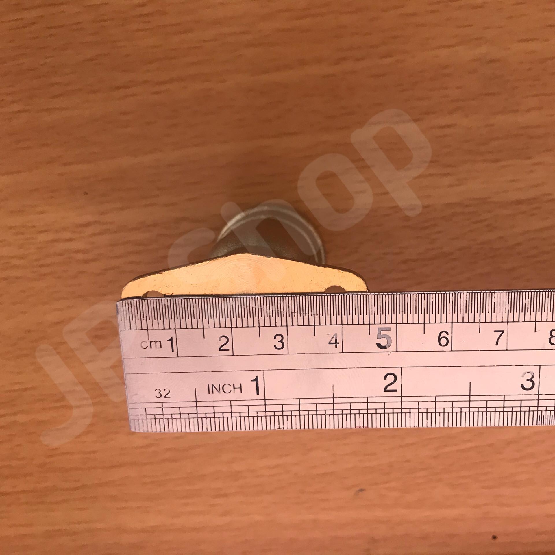 ข้องอทองเหลืองเกลียวนใน ขนาด 4 หุน มีฐานยึด #0754