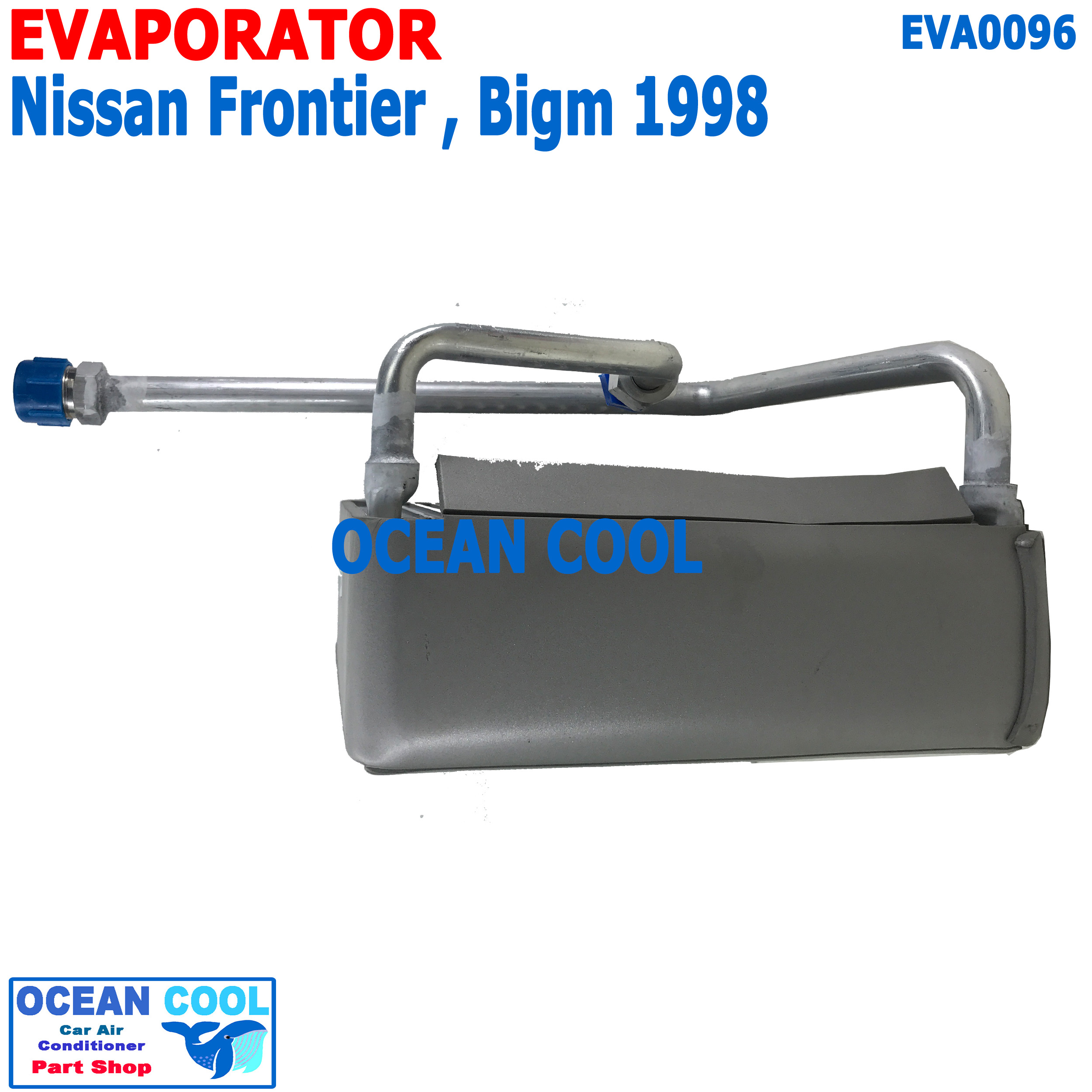 คอยล์เย็น นิสสัน บิ๊กเอ็ม , ฟรอนเทีย 1998 - 2006 EVA0096 EVAPORATOR FOR NISSAN FRONTIER BIG-M ตู้แอร์ Nissan Big M Frontier คอยเย็น BigM ฟรอนเทียร์ คอล์ยเย็น ฟอนเทีย 1999 2000 2001 2002 2003 2004 2005 BIGM