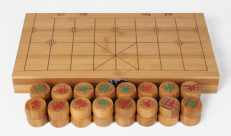 ชุดหมากรุกจีนไม้ไผ่มาตรฐาน