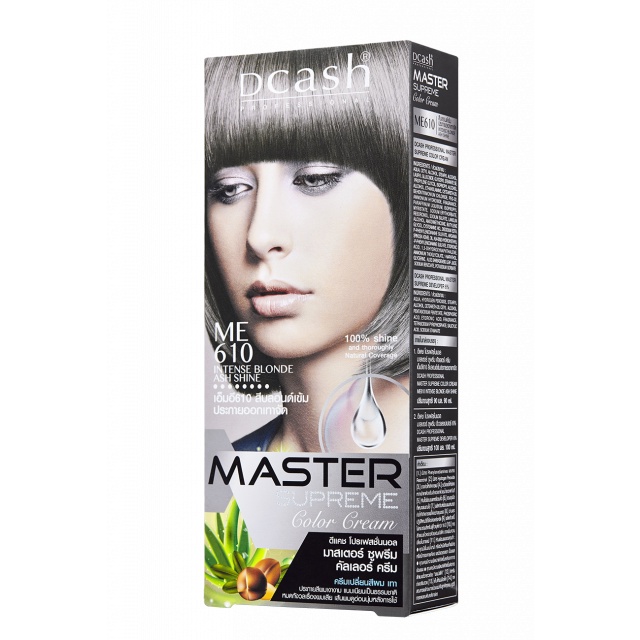 แท้พร้อมส่ง○ (โทนสีเทา) DCASH MASTER SUPREME COLOR CREAM Reflect ASH ดีแคช โปรเฟสชั่นนอล มาสเตอร์ ซูพรีม ย้อมผม