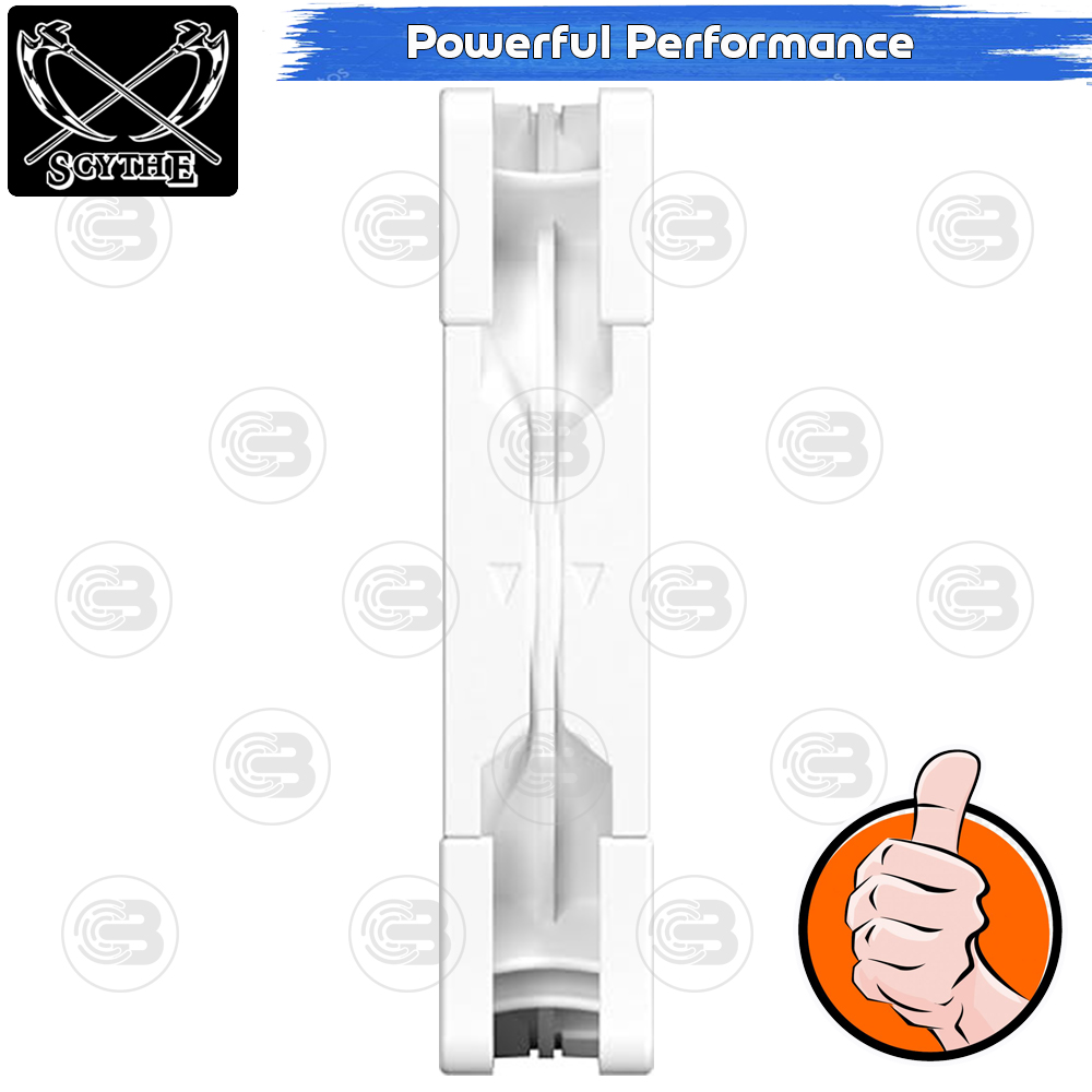 [CoolBlasterThai] SCYTHE Wonder Tornado 120 White 3-Pack Fan Case (size 120 mm.)