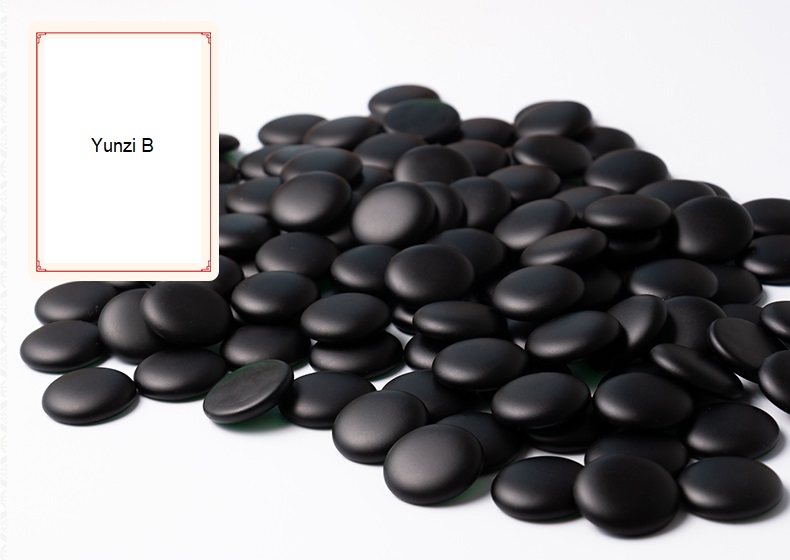 เม็ดหมากล้อมหินYunzi B (นูน1ด้าน) Single Convex Yunzi Go Stones (ของแท้!!! จากโรงงานยูนนาน Yunnan Weiqi Factory)