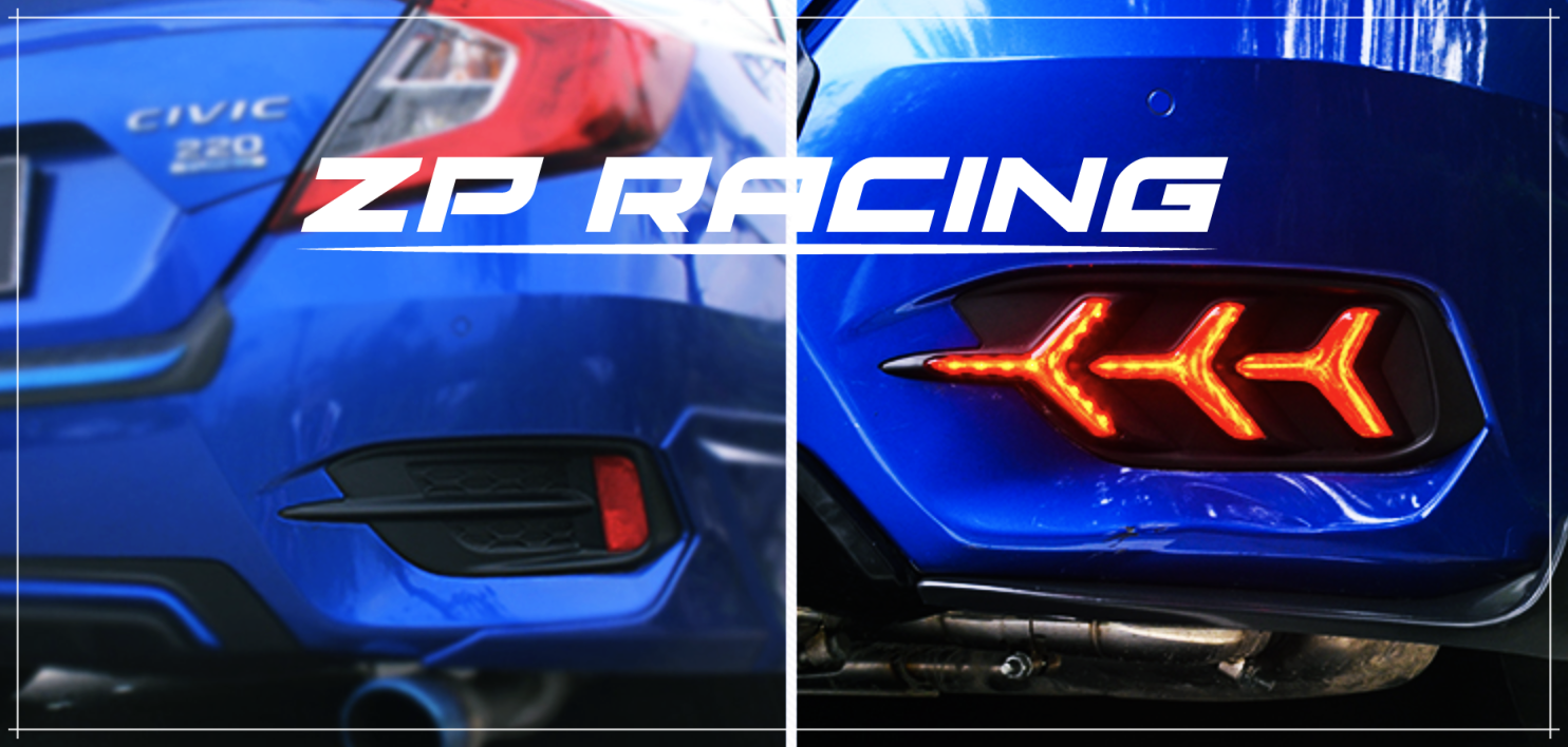 ไฟทับทิมท้าย CIVIC FC แบบ LED ทรงก้างปลา รับประกัน 1 ปี
