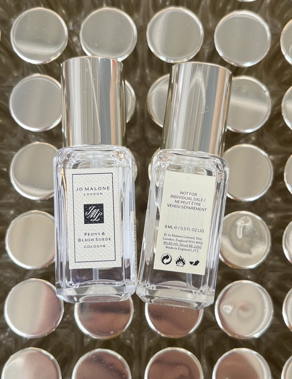 Jo Malone Peony & Blush Suede Cologne 9ml. [NoBox] ขนาดทดลอง ของแท้ (1ขวด)