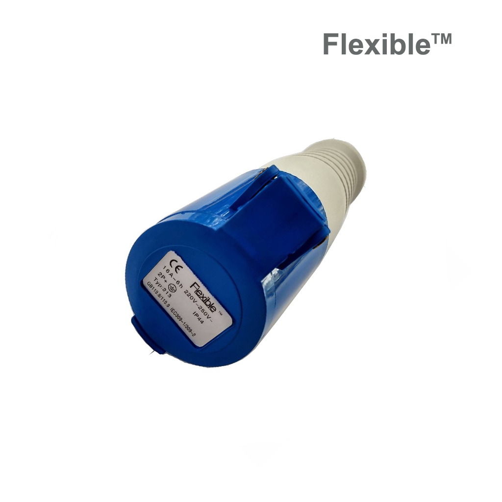 ปลั๊กเพาเวอร์ตัวเมีย 2P16A-6h 220V-250V FLEXIBLE