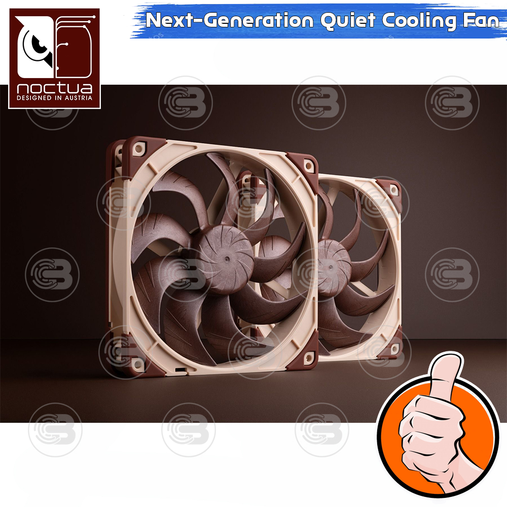 [CoolBlasterThai] Noctua NF-A14x25 G2 PWM Sx2-PP PC Fan Case (size 140 mm.) ประกัน 6 ปี