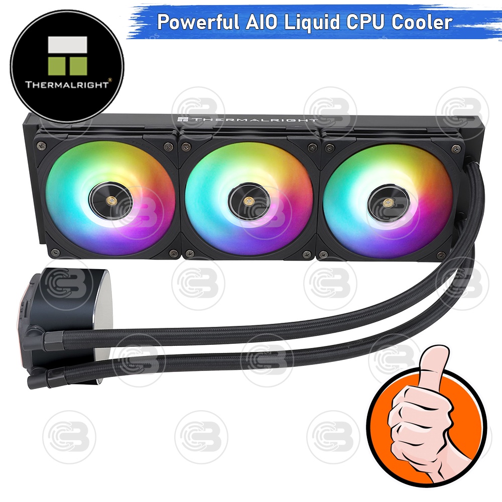 [CoolBlasterThai] Thermalright FROZEN HORIZON 360 BLACK ARGB AIO Liquid CPU Cooler (AM5/LGA1851 Ready) ประกัน 6 ปี