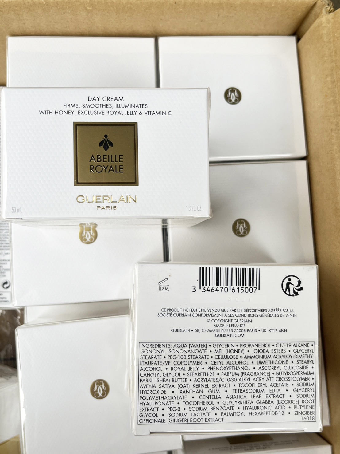 ครีมบำรุงผิวกลางวัน Guerlain Abeille Royale Honey Treatment Day Cream 50ml.