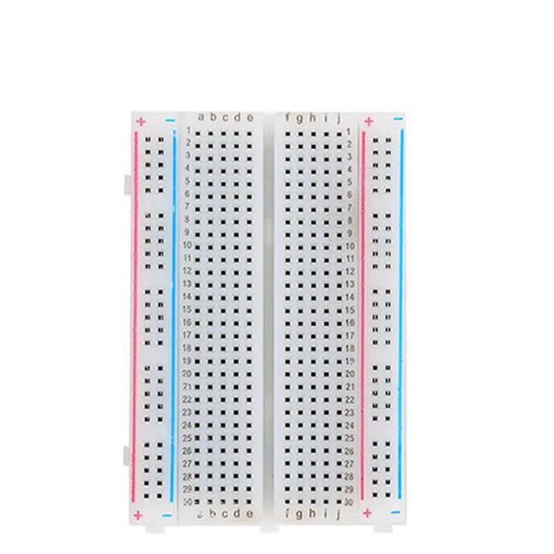Prototype Breadboard 8.5 x 5.5cm. 400 Points