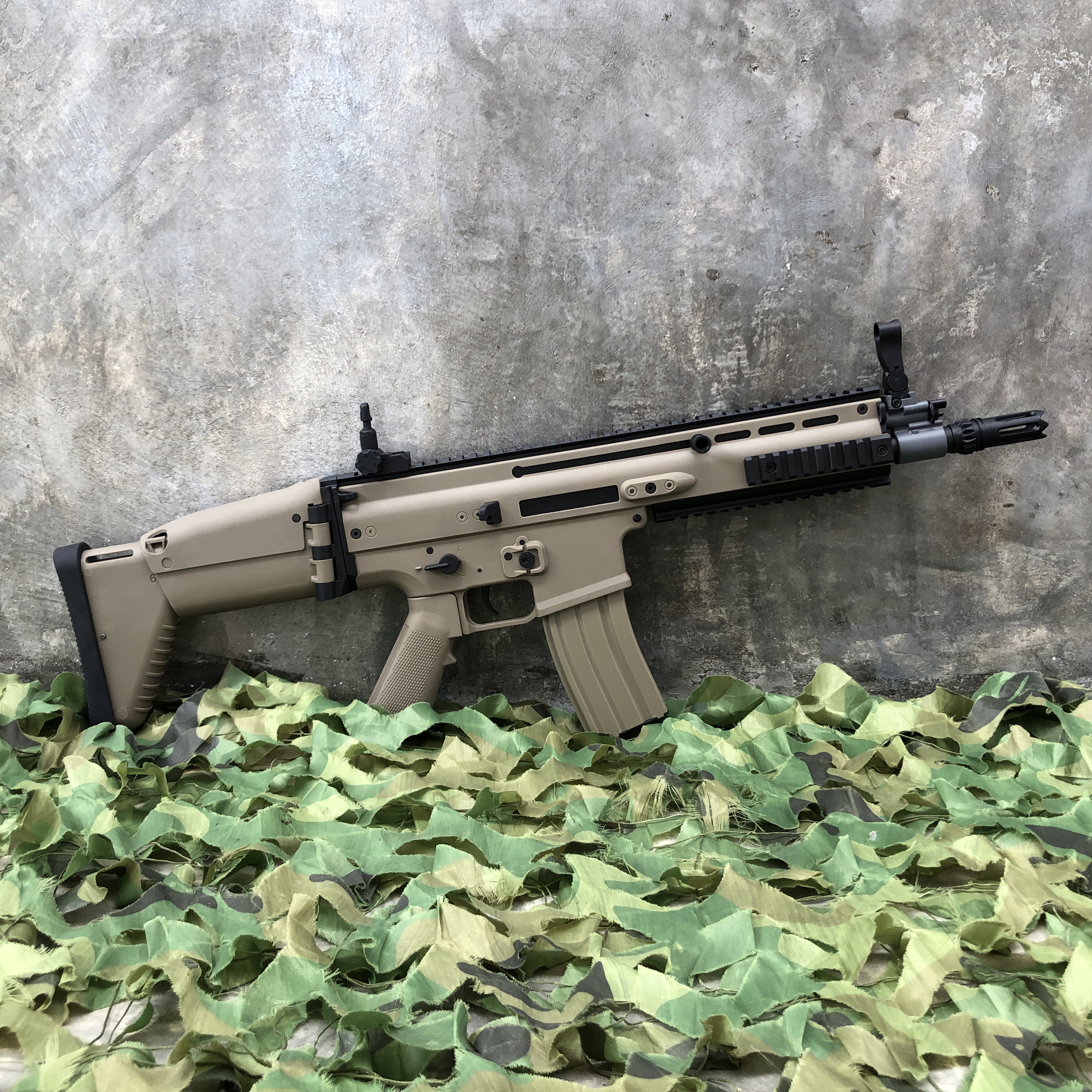 ปืนเจล ปืนเจลไฟฟ้า รุ่น SCAR-L (Semi Auto&Full Auto)