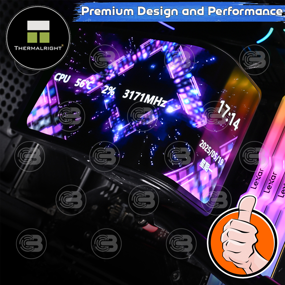 [CoolBlasterThai] Thermalright Wonder Vision 360 UB ARGB BLACK AIO Liquid CPU Cooler (AM5/LGA1851 Ready) ประกัน 6 ปี