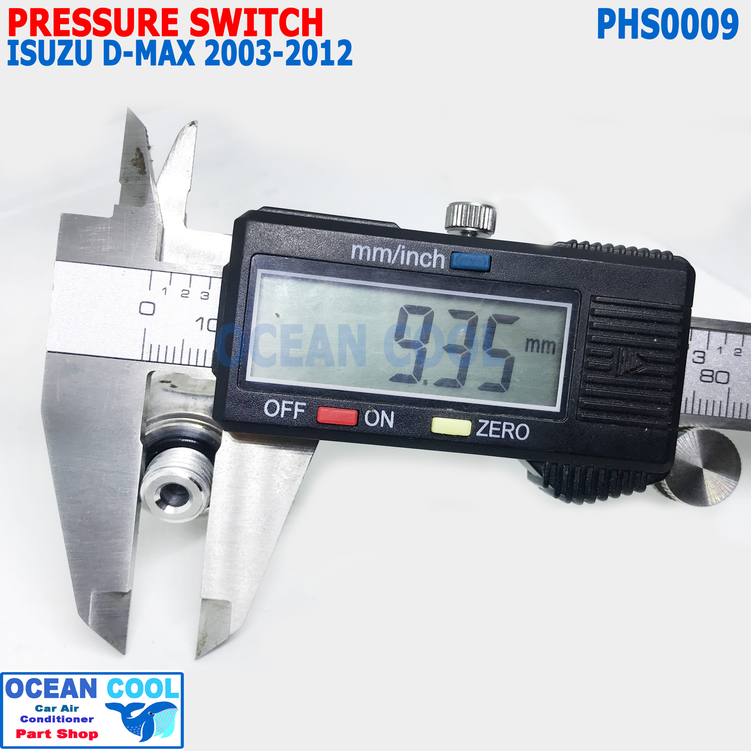 เพรสเชอร์ สวิทซ์ อีซูซุ ดีแมกซ์ ปี 2002 - 2011 PHS0009 มาสด้า ไฟเตอร์ , บีที50 , บีที50 โปร ฟอร์ด เรนเจอร์ 2012 Pressure Switch Isuzu D-Max Ford Ranger Mazda Fighter BT-50 BT-50 Pro