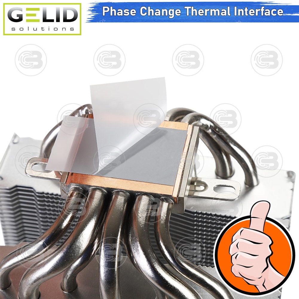 [CoolBlasterThai] GELID Heat Phase Ultra for Intel 40x30 mm. CPU (Phase change thermal interface)