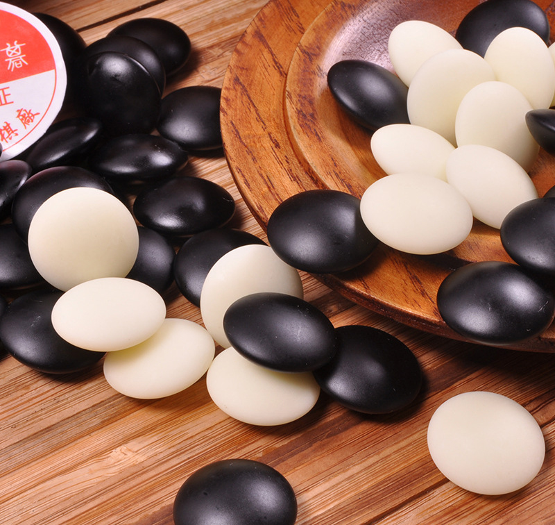 เม็ดหมากล้อมหินYunzi C (นูน2ด้าน) Double Convex Yunzi Go Stones (ของแท้!!! จากโรงงานยูนนาน Yunnan Weiqi Factory)