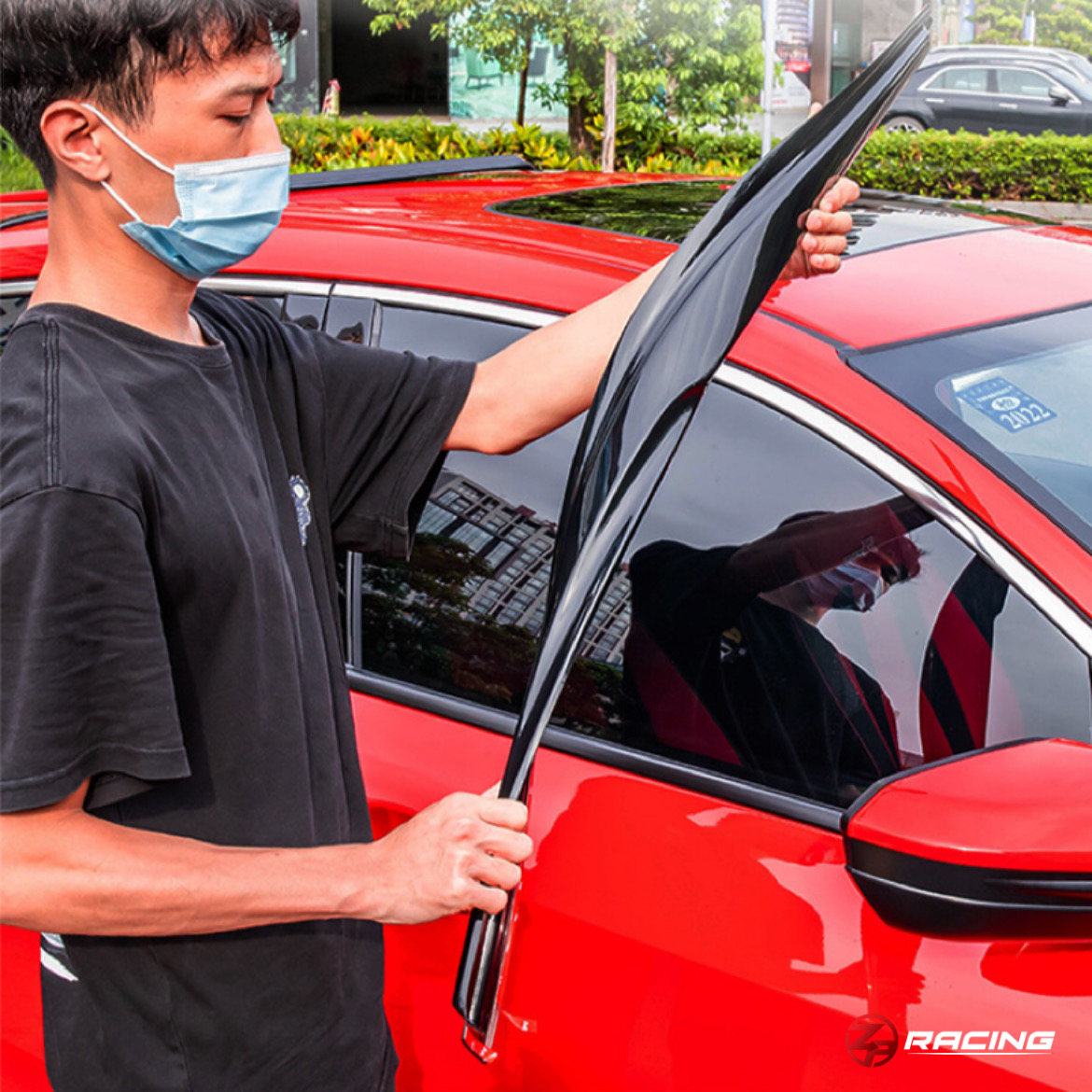 กันสาด CIvic Hatchback Civic FK MUGEN Style