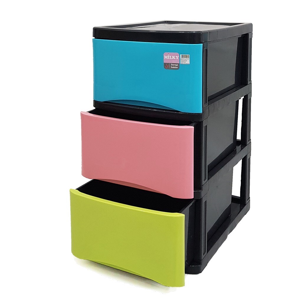 ลิ้นชัก UP รุ่น Milky 3 ชั้น