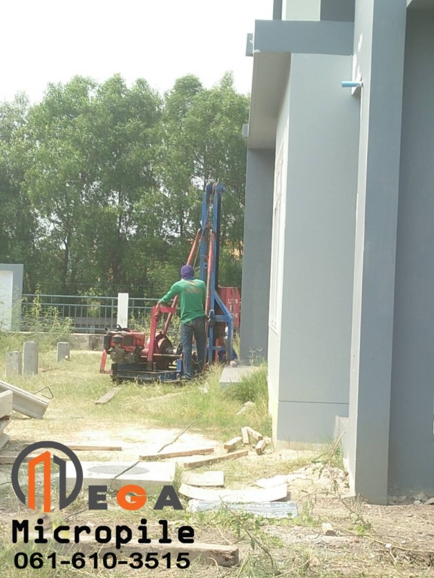 หน้างาน ลงเสาเข็มไมโครไพล์ i18