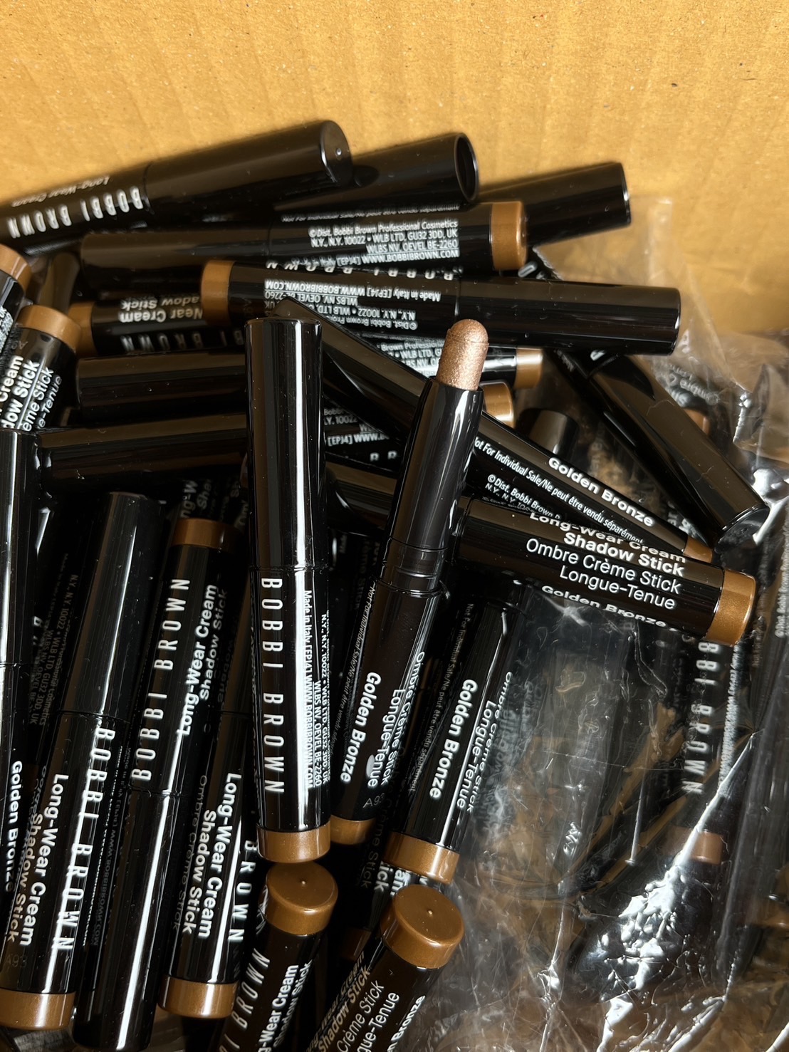 (ไม่มีกล่อง) Bobbi Brown Long-Wear Cream Shadow Stick 0.9g สี #GoldenBronze อายแชโดว์ (1แท่ง)