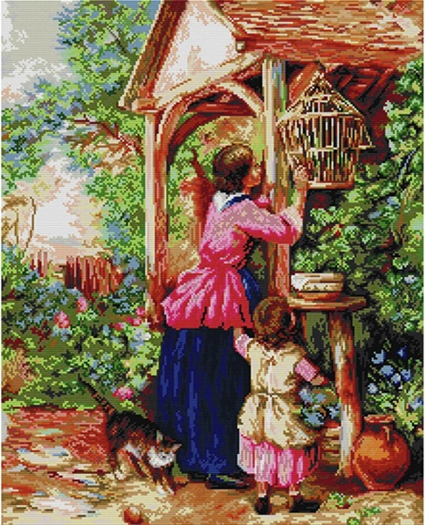 In the garden (ไม่พิมพ์/พิมพ์ลาย)