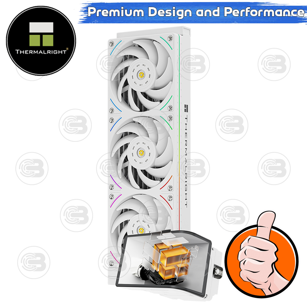 [CoolBlasterThai] Thermalright Wonder Vision 360 UB ARGB WHITE AIO Liquid CPU Cooler (AM5/LGA1851 Ready) ประกัน 6 ปี