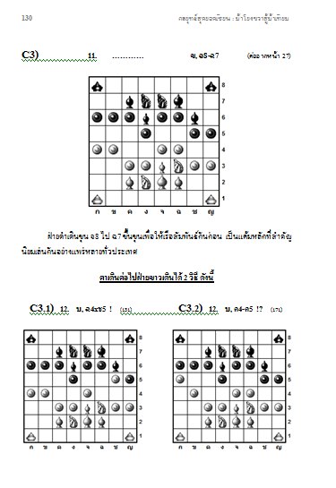 หนังสือหมากรุกไทย กลยุทธ์สุดยอดเซียน ฉบับม้าโยงขวาสู้ม้าเทียม