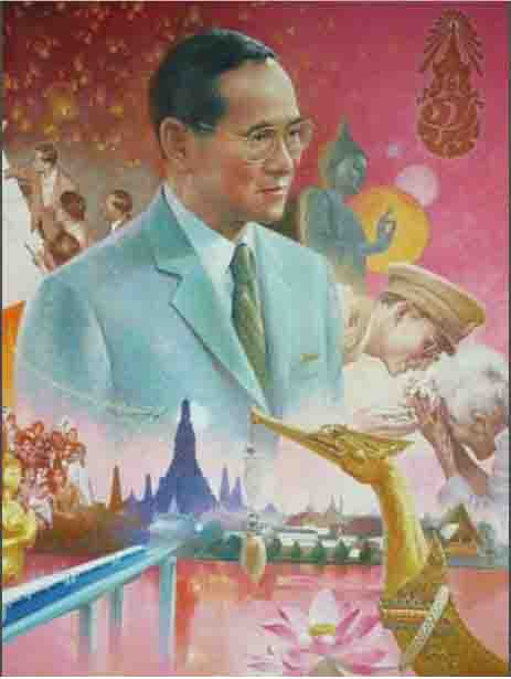 อุปกรณ์ diy ครอสติสคริสตัลภาพวาดในหลวงรัชกาลที่ 9 ธ สถิตย์ในใจนิรันดร์
