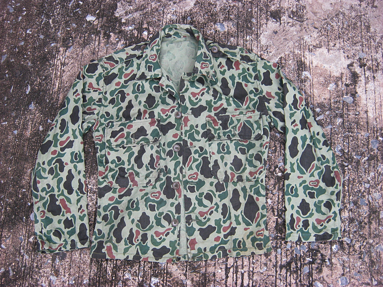 เสื้อลาย กองทัพเกาหลีใต้ ลาย duck hunter pattern camouflage