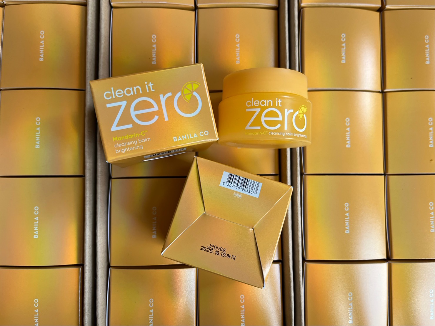 Banila Co Clean it Zero Mandarin-C Cleansing Balm Brightening 25ml. บาล์มคลีนซิ่ง Vegan