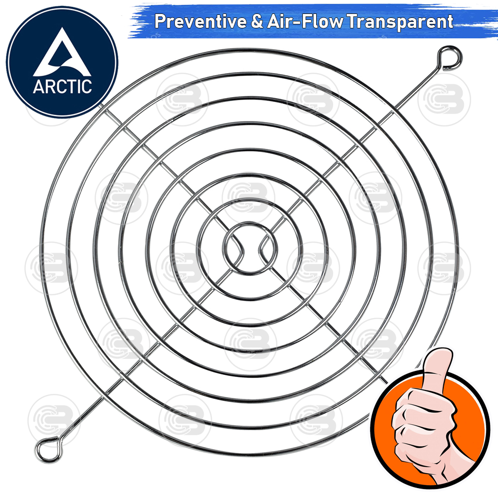 [CoolBlasterThai] Arctic Fan Grill Nickel Plated Steel Size140 MM.