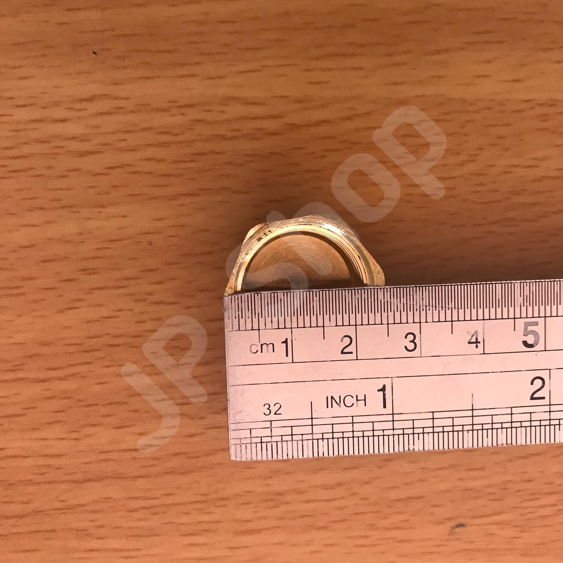 ฝาปิดทองเหลือง เกลียวใน ขนาด 4 หุน #1154