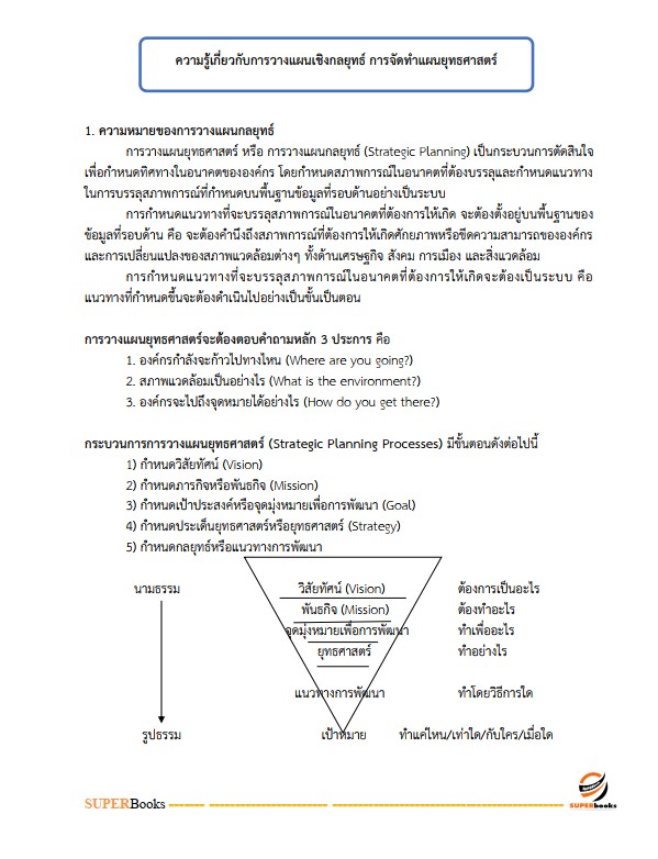 แนวข้อสอบ นักวิเคราะห์นโยบายและแผนปฏิบัติการ กรมพัฒนาที่ดิน