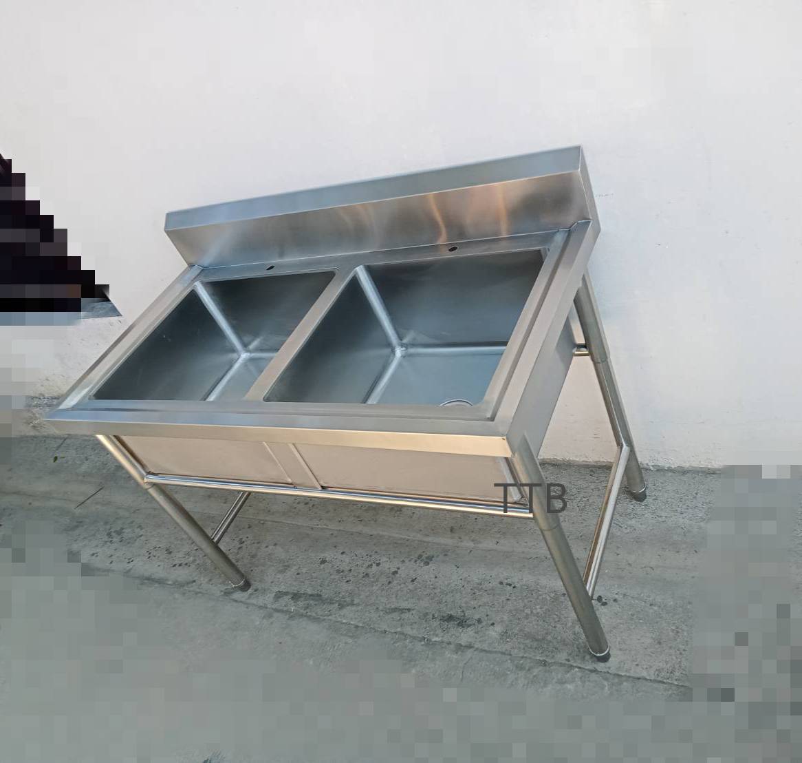 ซิงค์ล้างจานสแตนเลส 2 หลุมลึกพิเศษ รุ่น： SWSC-1268H