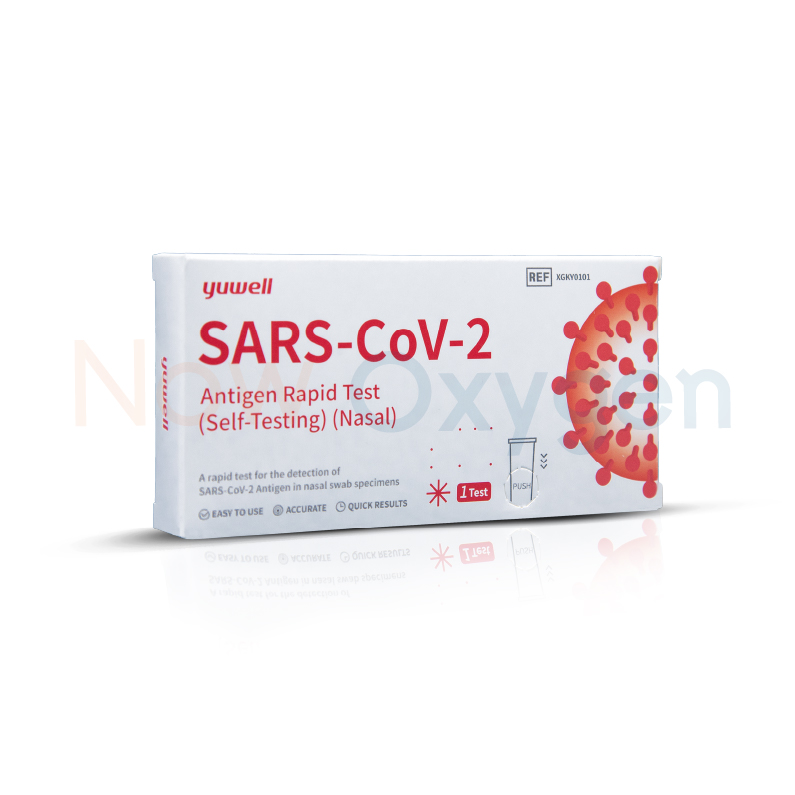 ชุดตรวจหาโรคโควิด-19 Yuwell ATK Antigen Rapid Test (แม่นยำ มีเอกสารรับรอง)