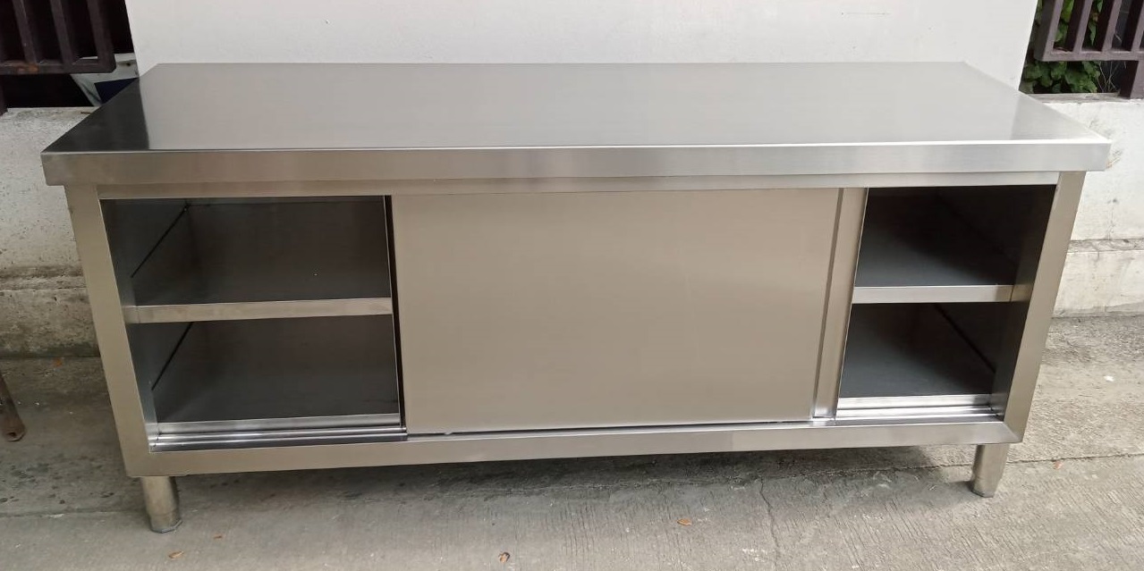 ตู้เคาน์เตอร์สแตนเลส #304 รุ่น : SWGZ-1868