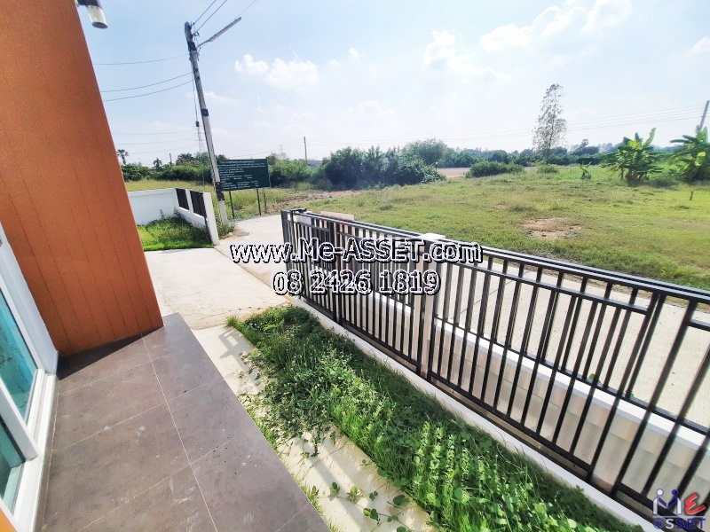 ขายบ้านเดี่ยวสไตล์นอร์ดิก ย่าน เลียบคลองชลประทาน ทุ่งบัว กำแพงแสน นครปฐม : ใกล้มหาวิทยาลัยเกษตรศาสตร์ กำแพงแสน : 1 ชั้น 54.4 ตร.วา