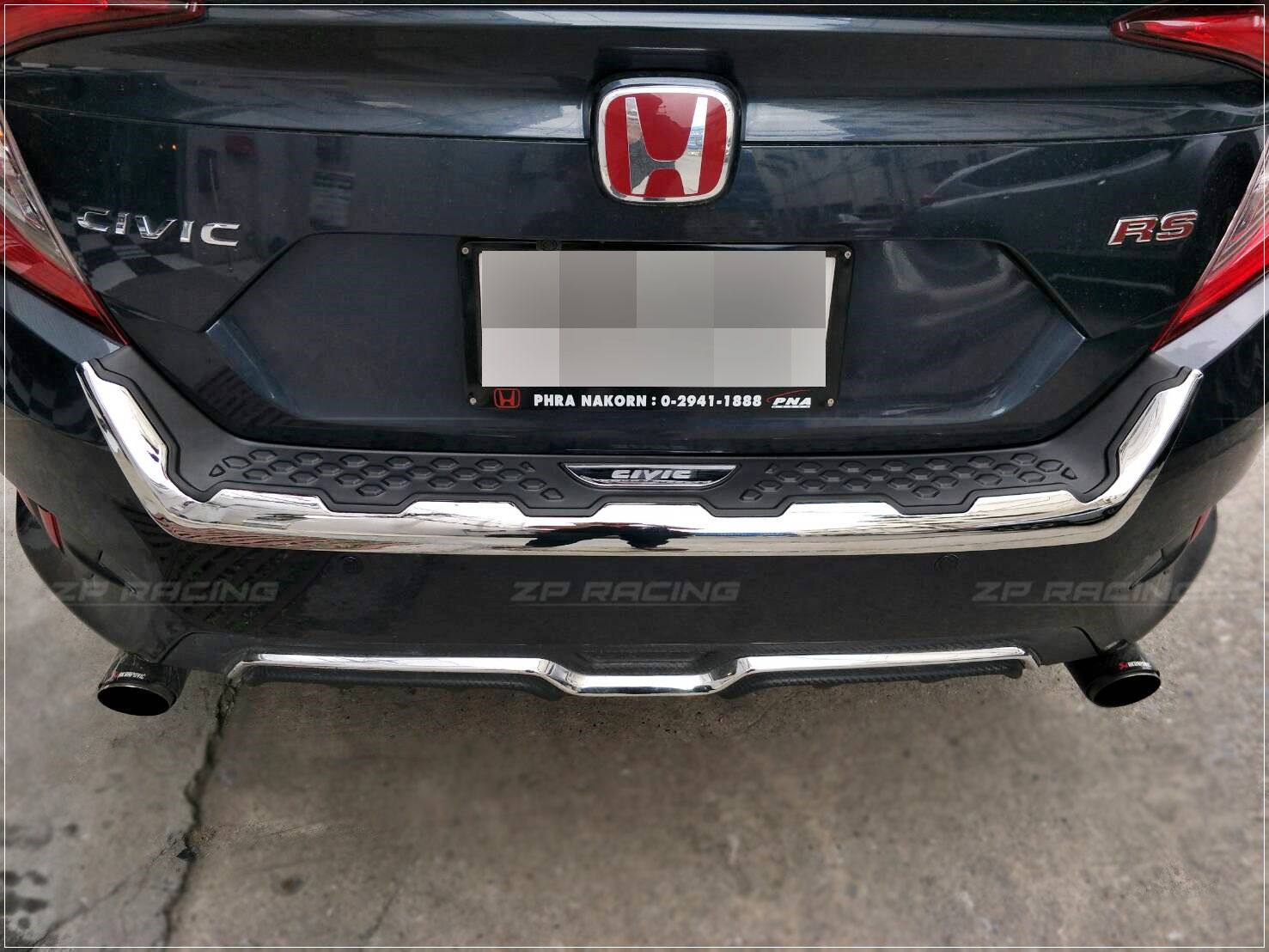 เพลทกันรอยท้าย V.2 CIVIC FC