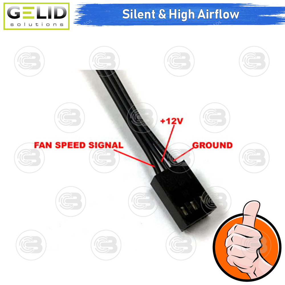 [CoolBlasterThai] GELID Silent 6 PC Fan Case size 60 mm. ประกัน 3 ปี (FN-SX06-32)