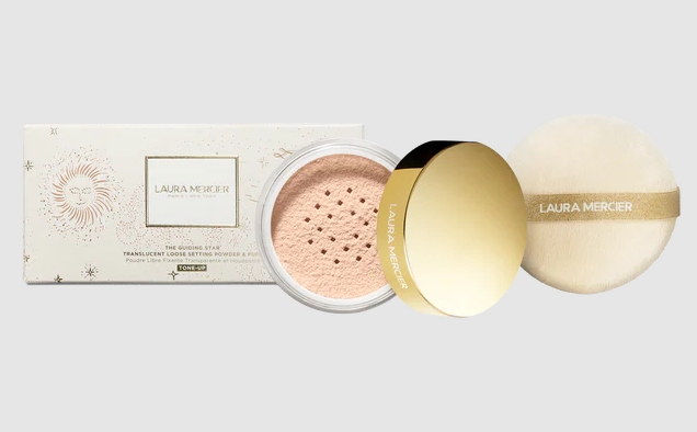 Laura Mercier The Guiding Star Translucent Loose Setting Powder & Puff เซตแป้ง 29g.+พัฟฟ์