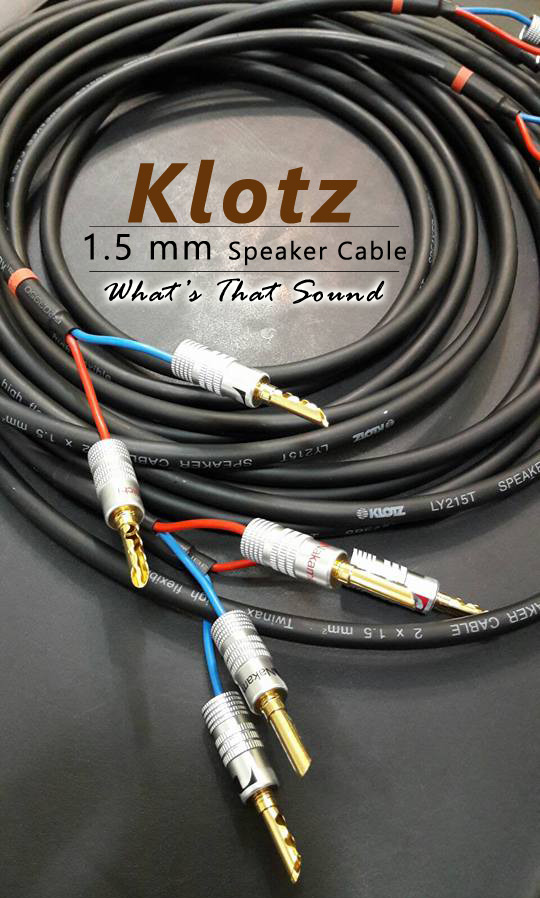 สายลำโพง Klotz 1.5mm (แบ่งตัด)