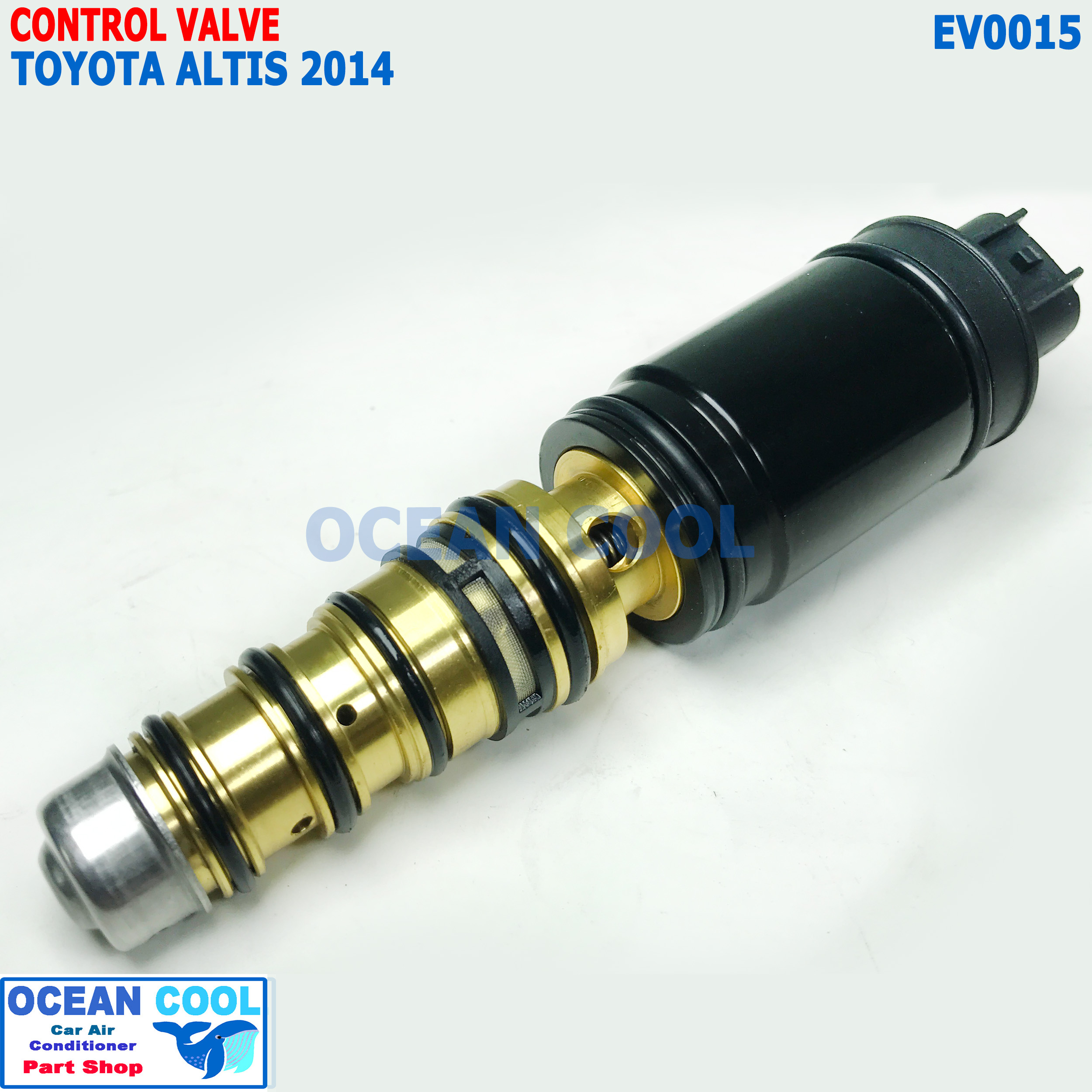 คอนโทรลวาล์ว โตโยต้า อัลติส 2014 - 2018 EV0015 Control valve Toyota Altis สำหรับ คอมเพรซเซอร์ 6SES14C วาล์วคอนโทรลแอร์