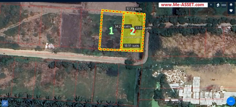 ขายที่ดินเปล่า ย่าน ซอยมรรคานุคา คลองสิบ บึงทองหลาง ลำลูกกา ปทุมธานี : ใกล้วัดพิรุณศาสตร์ : มี 2 แปลงติดกันแปลงละ 157.5 ตร.วา