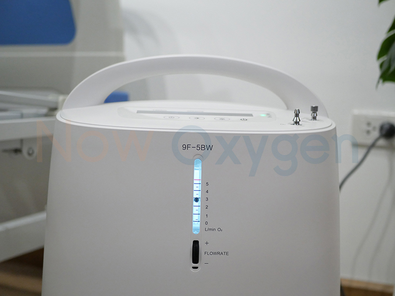 อัตราการไหล เครื่องผลิตออกซิเจน Yuwell 9F-5BW