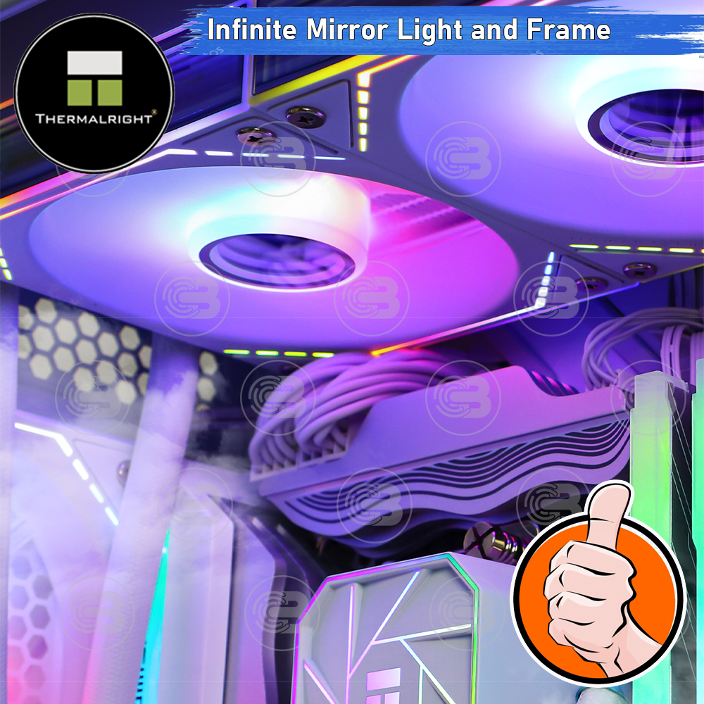 [CoolBlasterThai] Thermalright TL-M12W-S A-RGB Fan Case (size 120 mm.) ประกัน 3 ปี