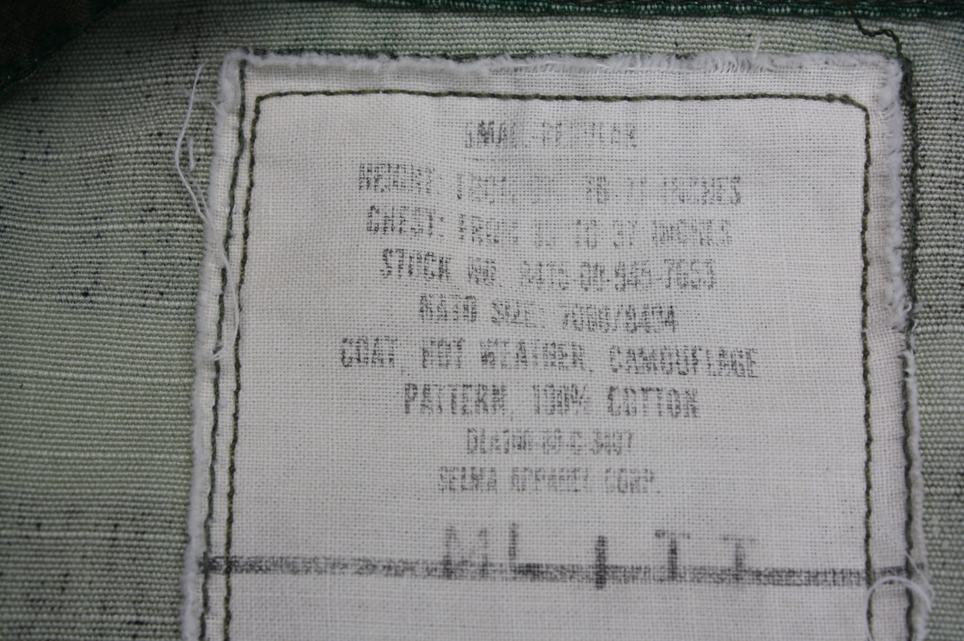 เสื้อทหารสหรัฐลาย "ERDL 2nd generation."