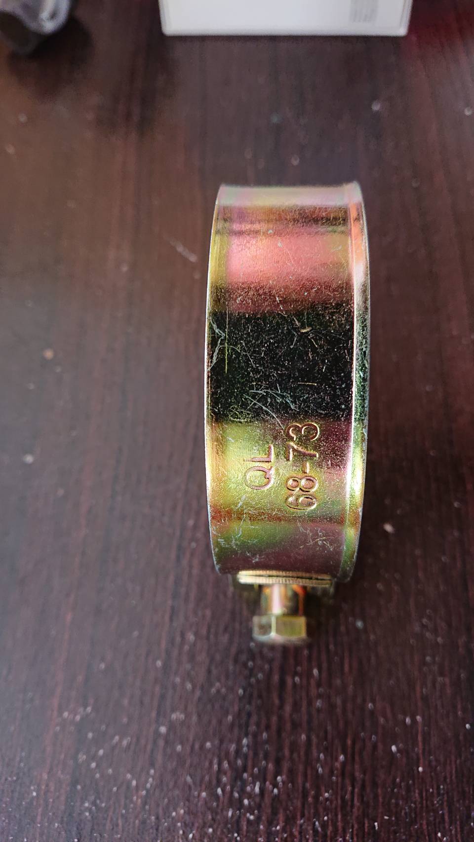 เข็มขัดรัดท่อชุบซิงค์ ปลอกรัดชุบซิงค์ 68-73 มม. สายรัดท่อ กิ๊บรัดท่อ ปลอกรัดท่อ อย่างดี แข็งแรงทนทาน รัดได้เยอะ ปรับระดับได้ ราคา/ชิ้น #6873