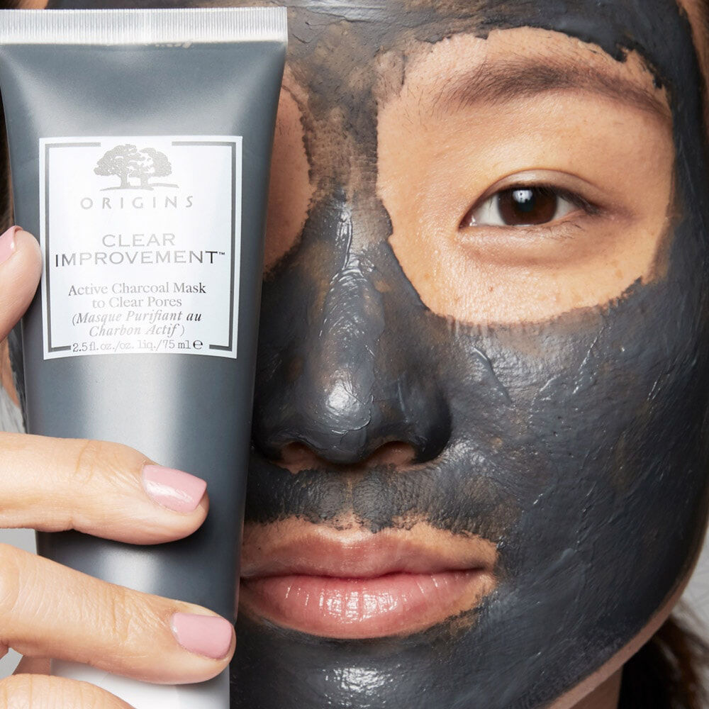 Origins Clear Improvement Active Charcoal Mask 75ml. มาสก์ชาร์โคล