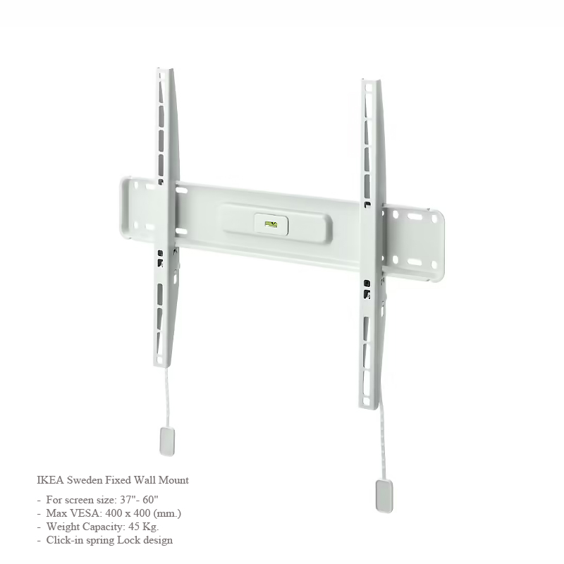 UPPLEVA Fixed ขาแขวนทีวี IKEA Sweden for LED TV 37"- 60", Max VESA 400x400mm., Weight Capacity 45 Kg.