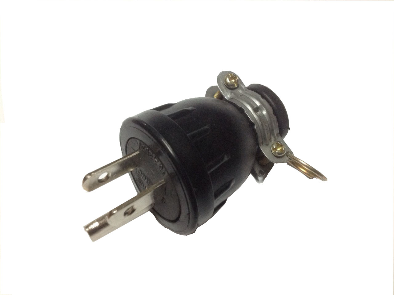 ปลั๊กยางตัวผู้ 3 ขาแบน